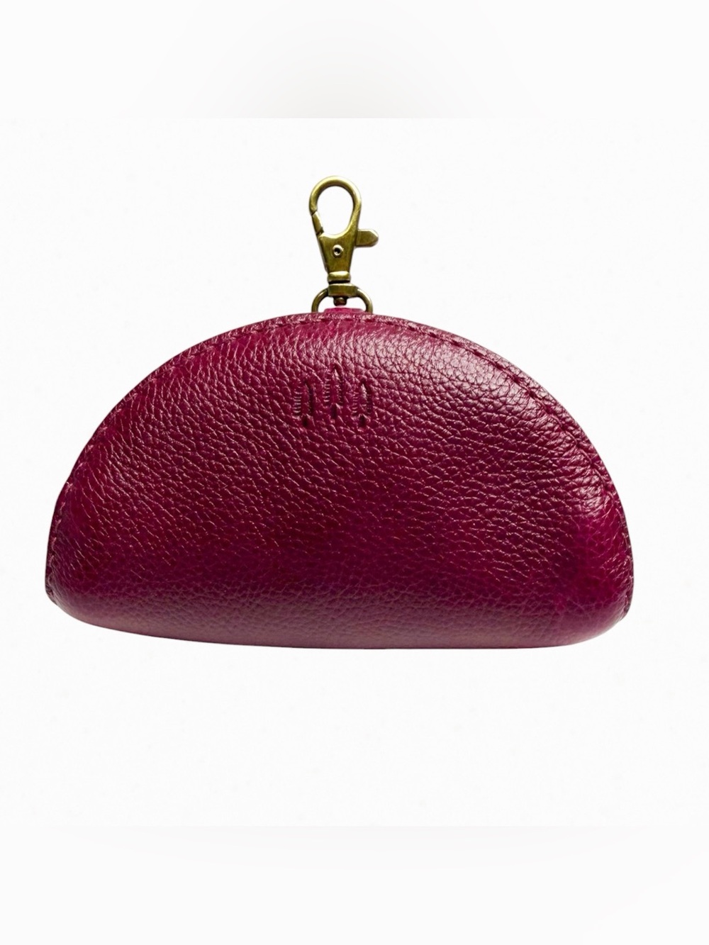 Portland Leather Sunset Pouch in Orchid